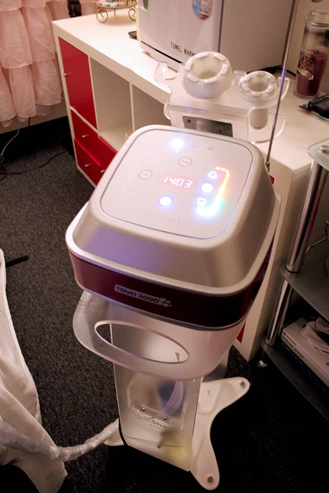 A machine used at Your Face Lab to assist in facial services