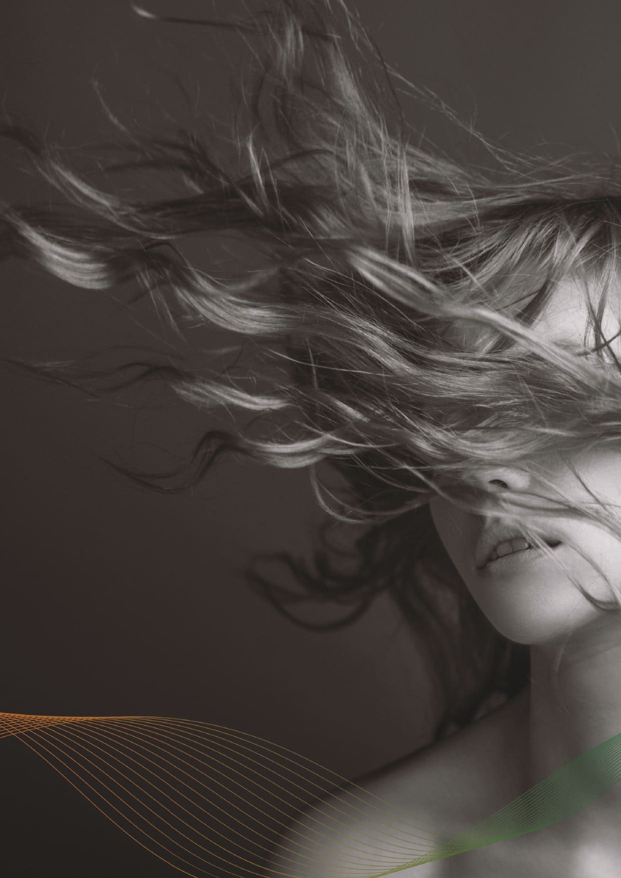 The result of Scalp Microneedling Therapy on someone's hair done at Your Face Lab